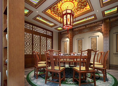 松江中式古典风格家居装修设计效果图